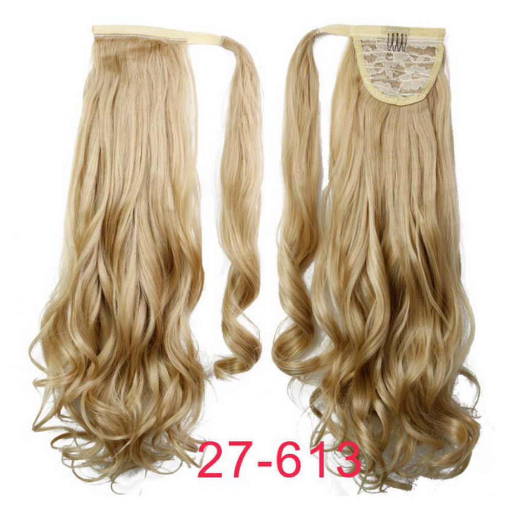 Къдрава опашка от изкуствена коса #27-613