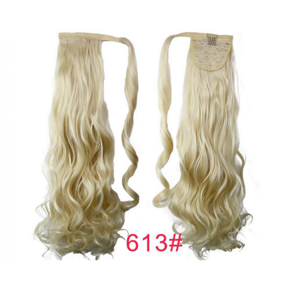 Къдрава опашка от изкуствена коса #613