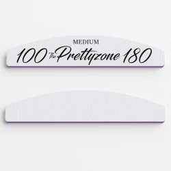 10 бр Лукс пила луна Prettyzone MEDIUM 100/180