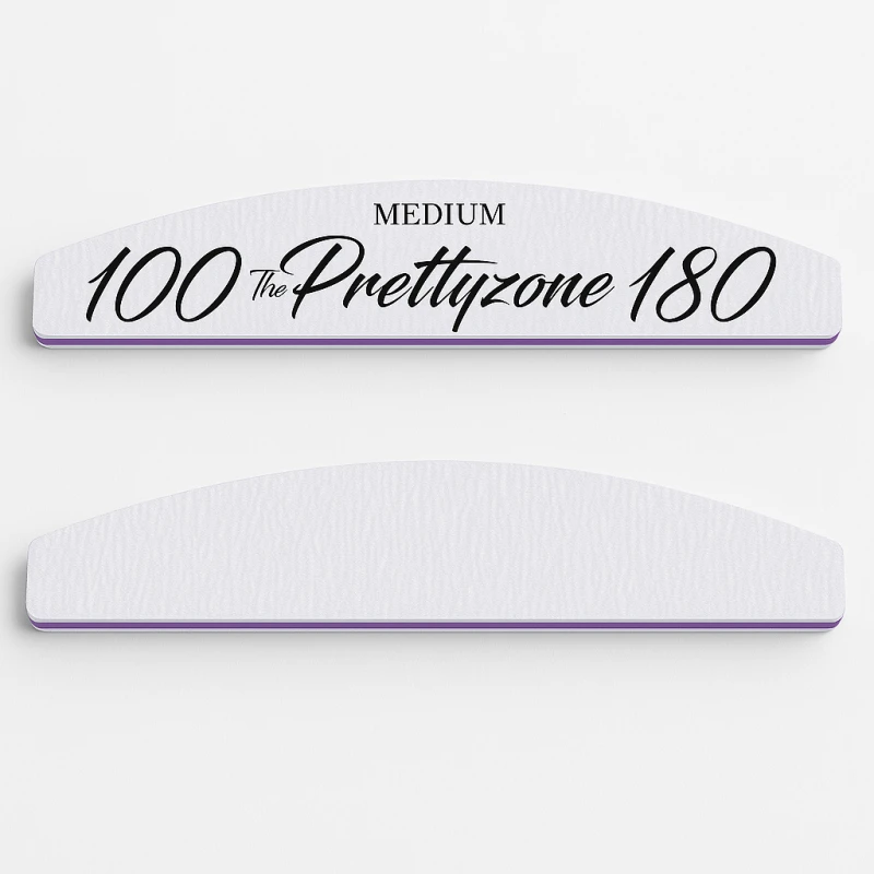 10 бр Лукс пила луна Prettyzone MEDIUM 100/180