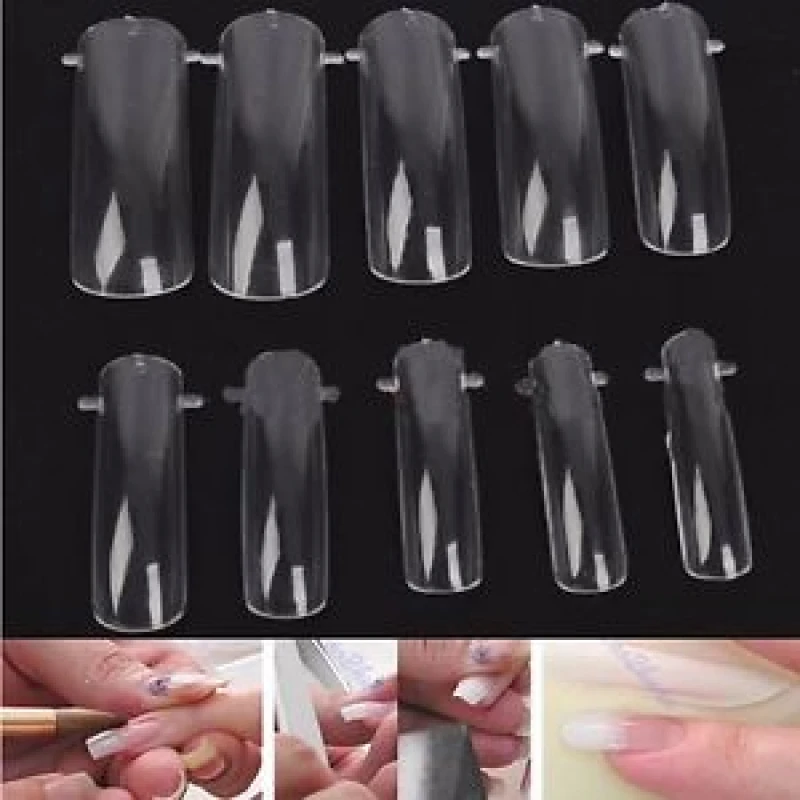 Форми за скулптуриране 100 бр. - силиконови форми за полигел/polygel