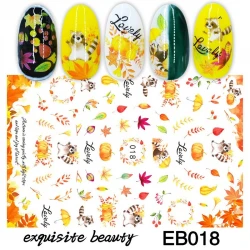 Стикери есенни листа ЕВ018