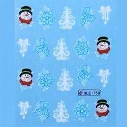 Коледни ваденки за нокти BLE 1758