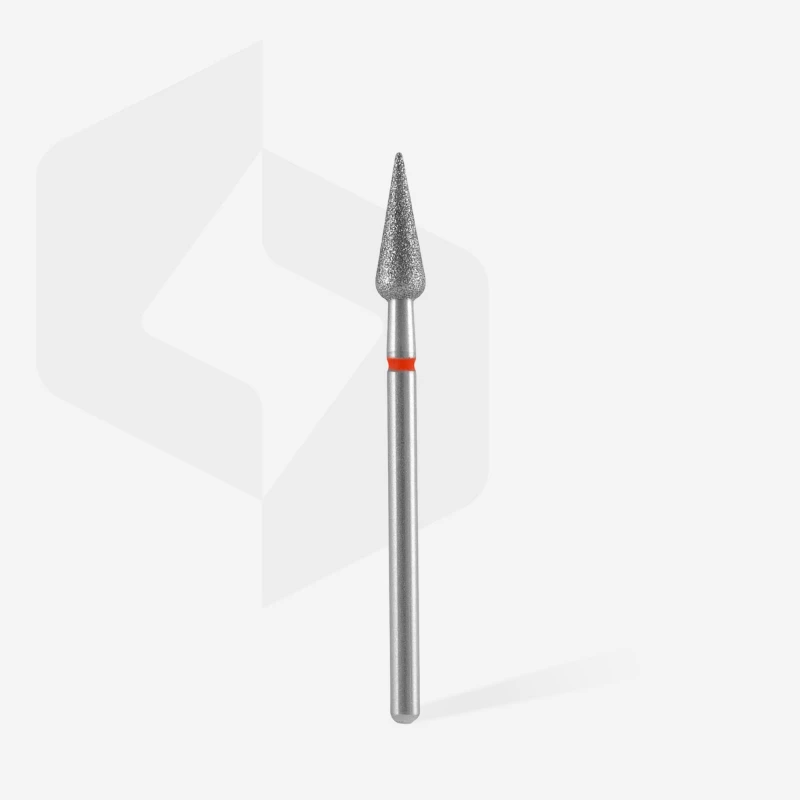 Диамантена фреза ЧЕРВЕНА "Круша" Staleks EXPERT 4mm/12mm