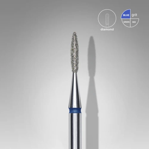 Диамантена фреза СИН "Остър пламък" Staleks EXPERT 1.6mm/8mm