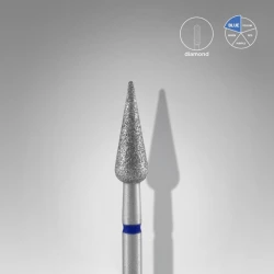 Диамантена фреза СИНЯ "Круша" Staleks EXPERT 4mm/12mm