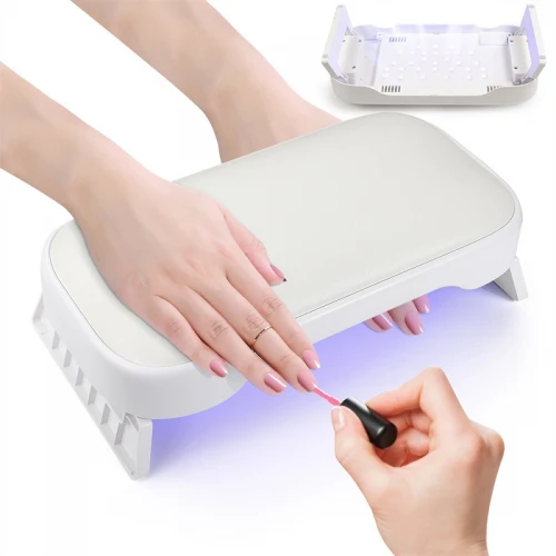 Голяма Комбинирана UV/LED лампа и възглавничка за маникюр 