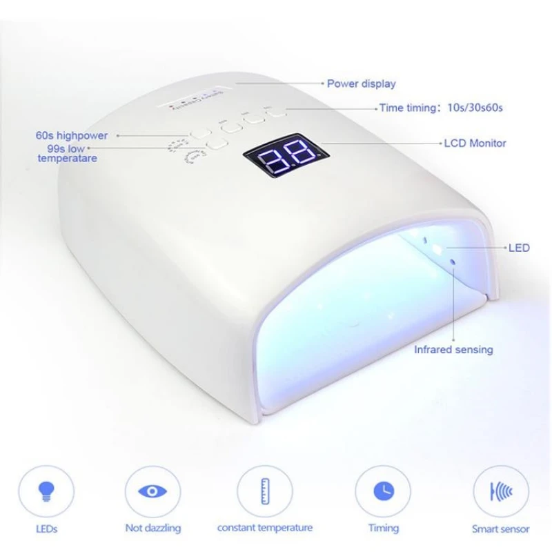 Акумулаторна UV LED лампа за нокти