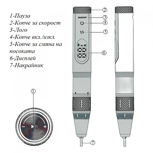 Зареждаща се Пила Писалка JMD 115