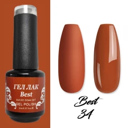 Гел лак Best 34 Червено-Оранжев